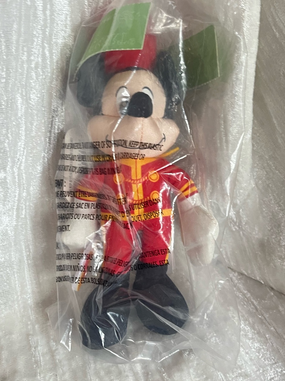 NWT Macys x Disney Mickey Mouse Balloon Plush Keychain